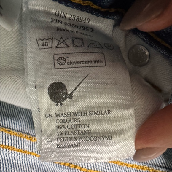 Monki Zami high waist straight leg ankle jeans - Picture 7 of 13